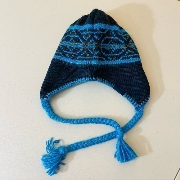 Columbia Peruvian Tassel Beanie Blue Unisex - Picture 1 of 7